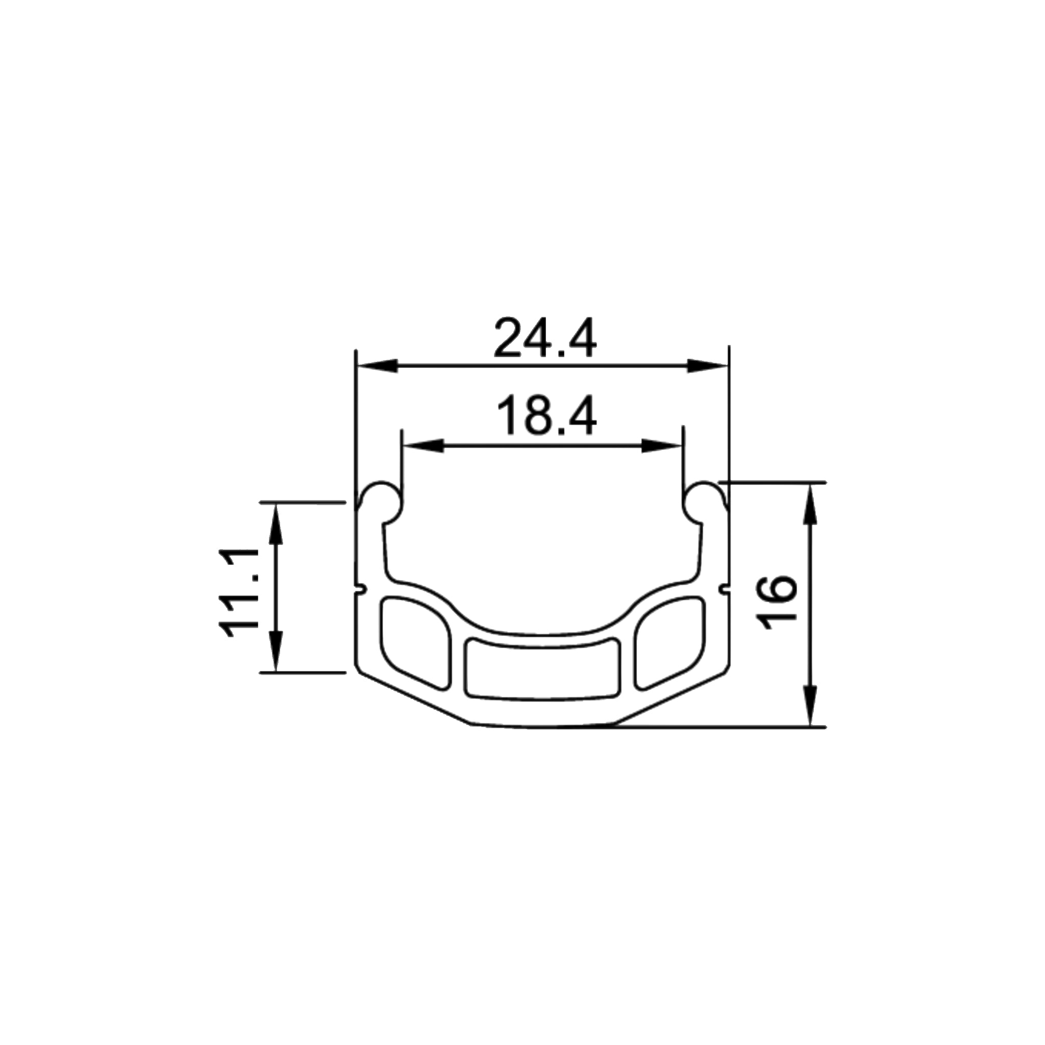 Alexrims DM18 Rim 507X18