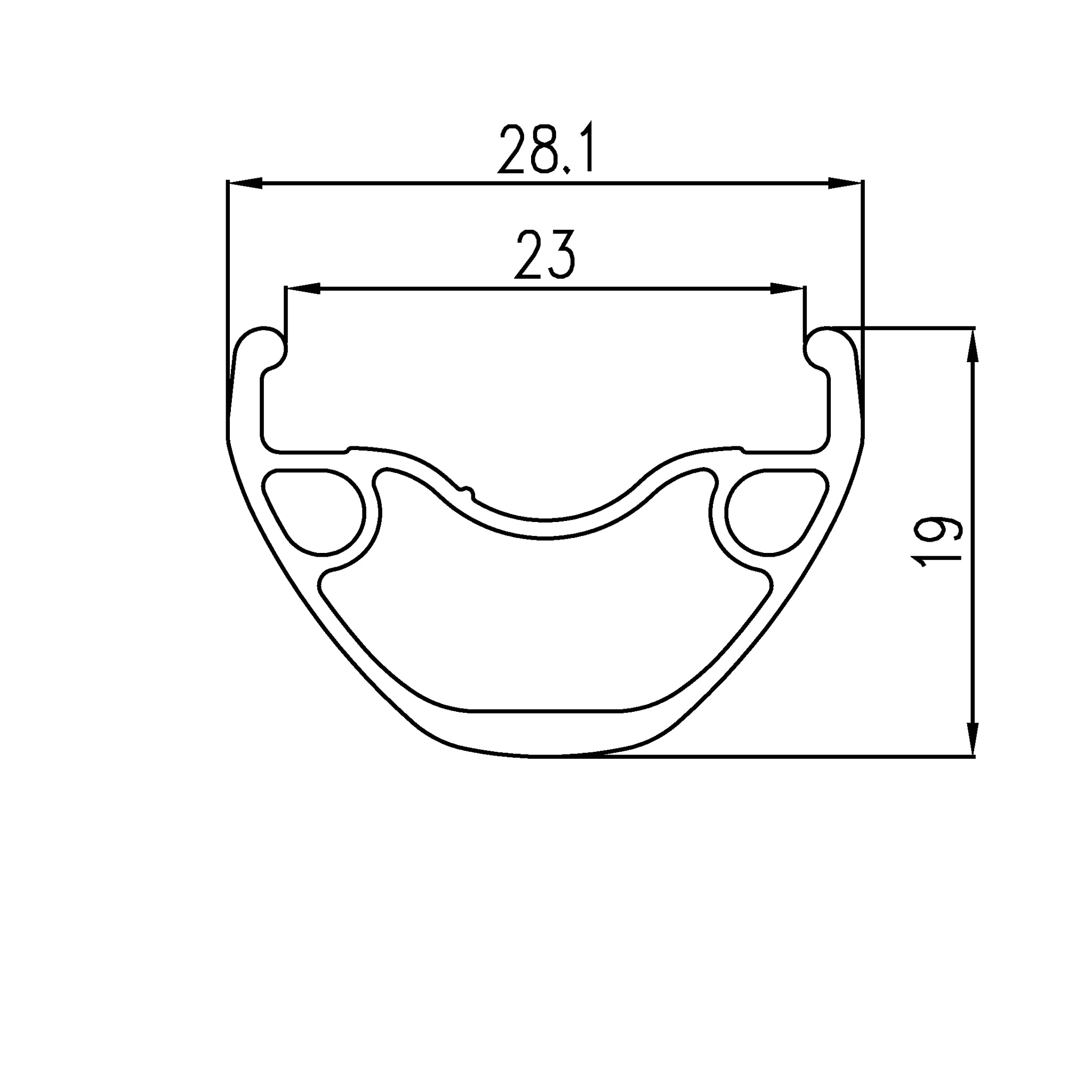 Alexrims MD23 Felge 29", 32h