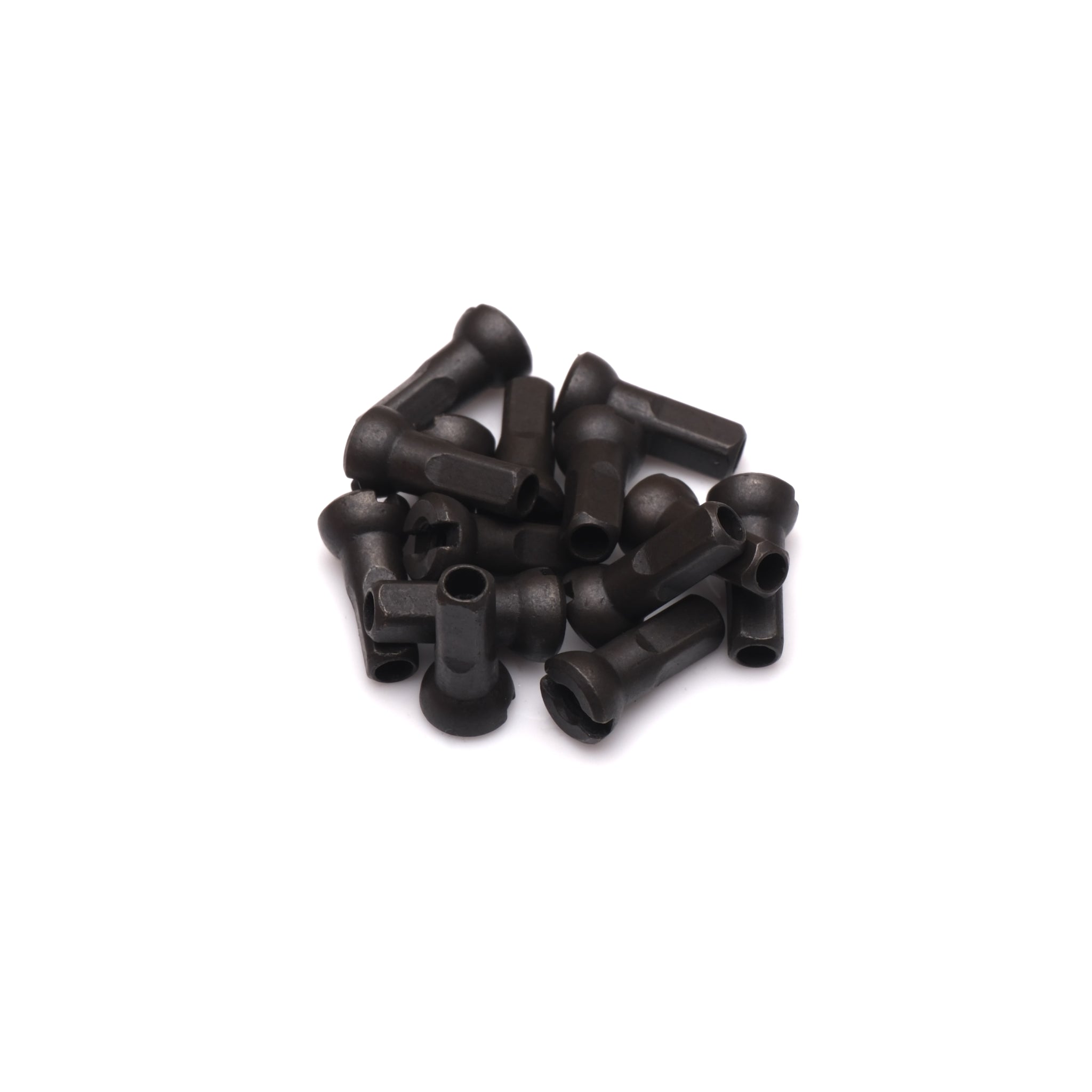 Speichennippel Sapim Polyax Messing 2mm, 12mm, schwarz