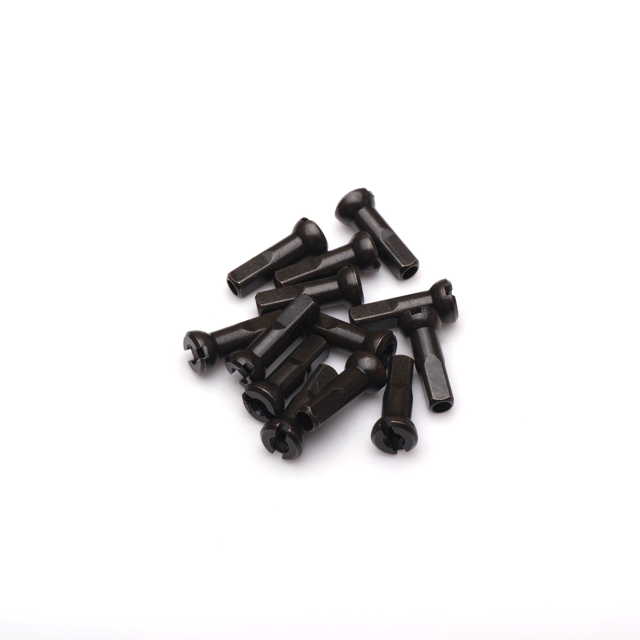 Speichennippel Sapim Polyax Messing 2mm, 14mm, schwarz